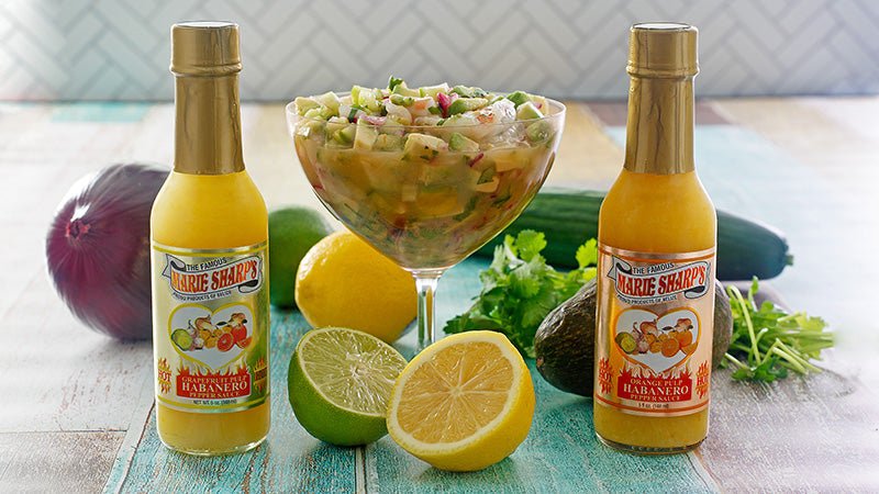 Citrusy Ceviche Recipe with Marie Sharp’s Orange Habanero Pepper Sauce - Pepperheadz Company Store