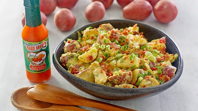 Habanero Potato Salad Recipe with Marie Sharp’s Mild Habanero Hot Sauce - Pepperheadz Company Store