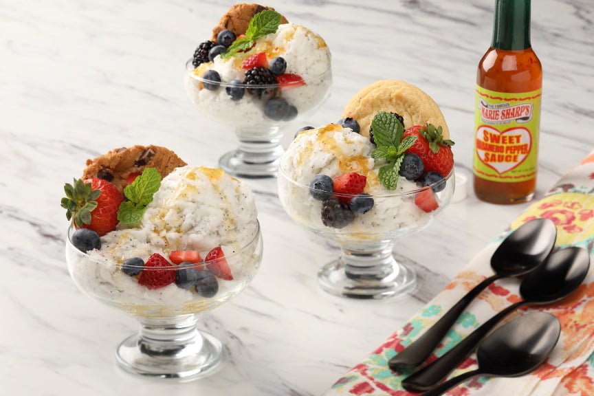 Ice Cream Parfait Recipe with Marie Sharp's Sweet Habanero Pepper Sauce - Pepperheadz Company Store