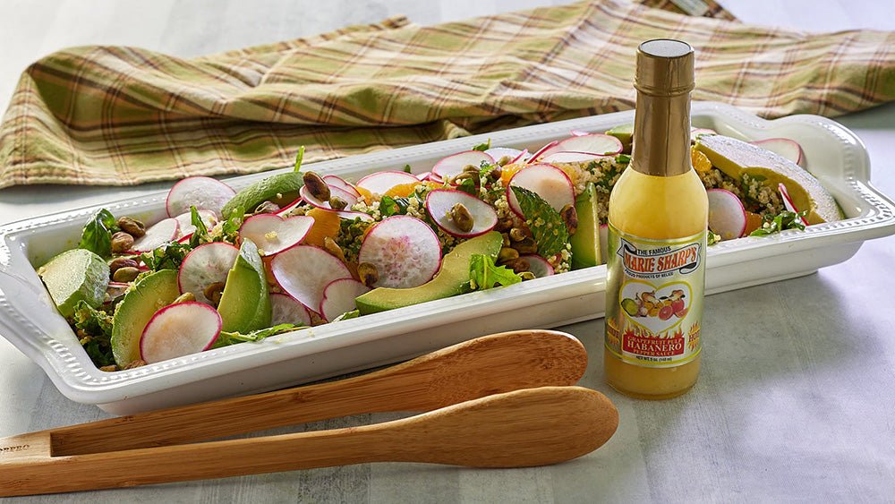 Radish and Tangerine Quinoa Recipe with Marie Sharp’s Grapefruit Pulp Habanero Pepper Sauce - Pepperheadz Company Store