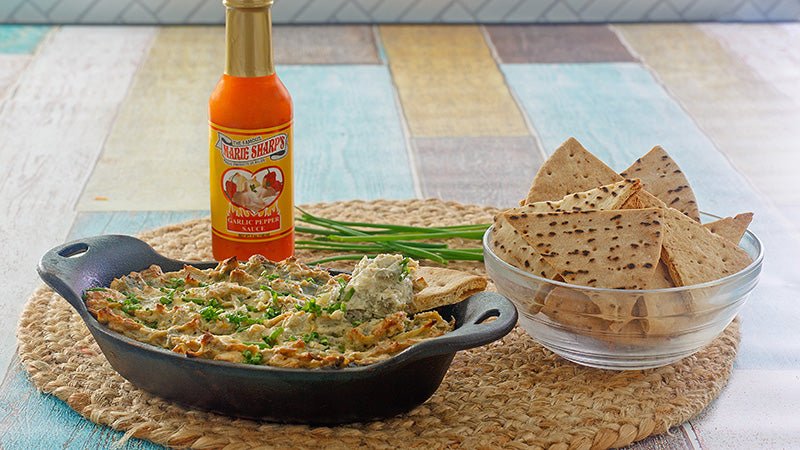 Spicy Artichoke Dip Recipe with Marie Sharp’s Garlic Habanero Pepper Sauce - Pepperheadz Company Store