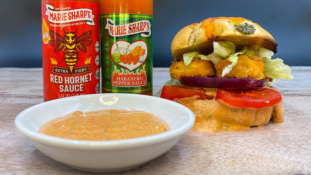 Spicy Keto Shrimp Po’Boy Recipe with Marie Sharp’s Mild Habanero Pepper Sauce - Pepperheadz Company Store