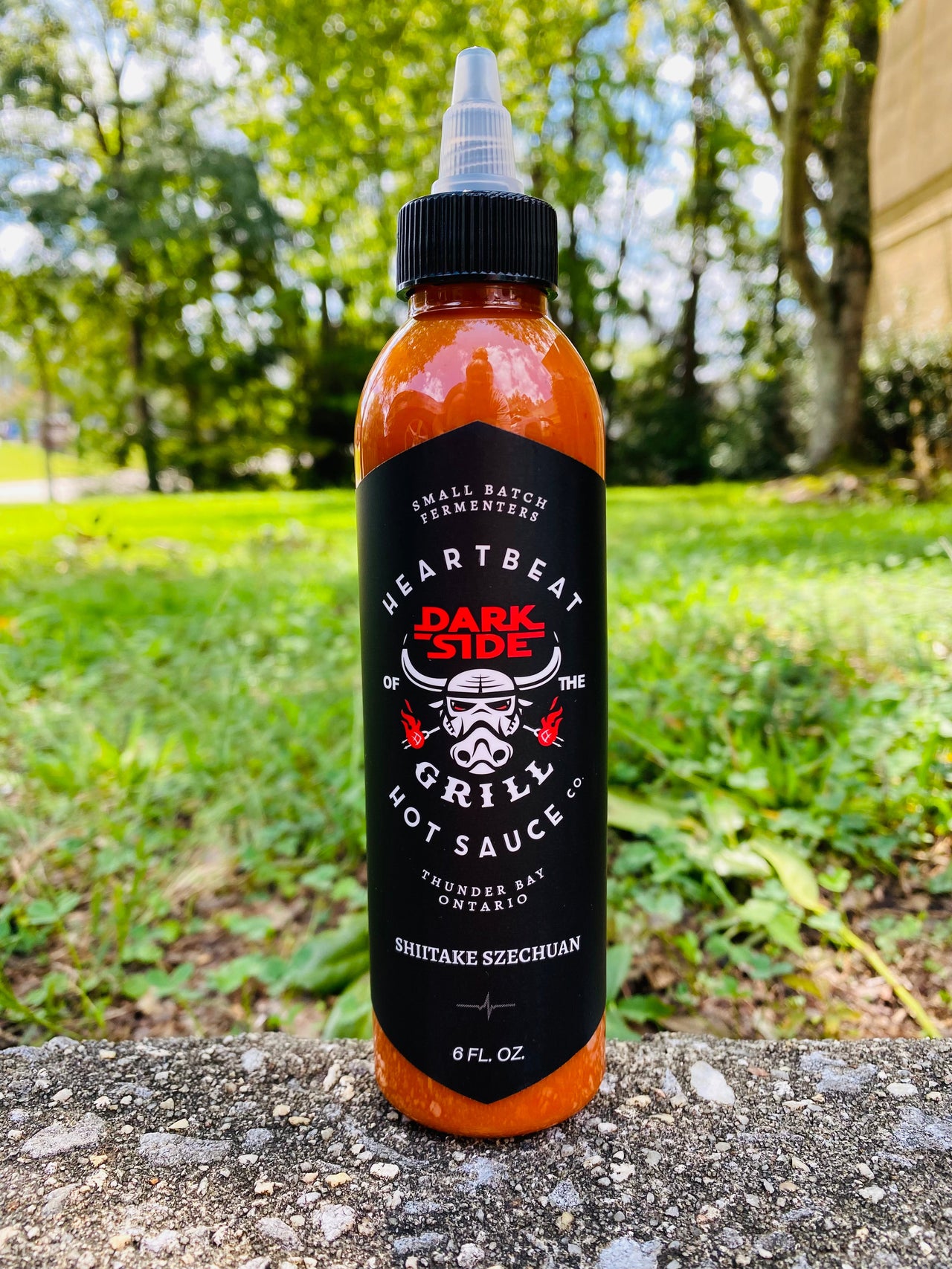 Heartbeat Hot Sauce Dark Side Of The Grill Shitake Szechuan 6 oz.