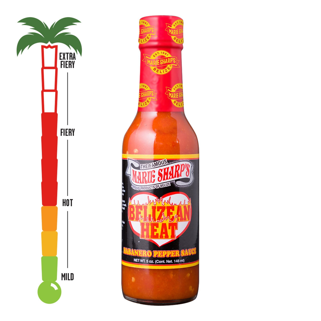 Belizean Heat Habanero Pepper Sauce - Marie Sharp's Company Store